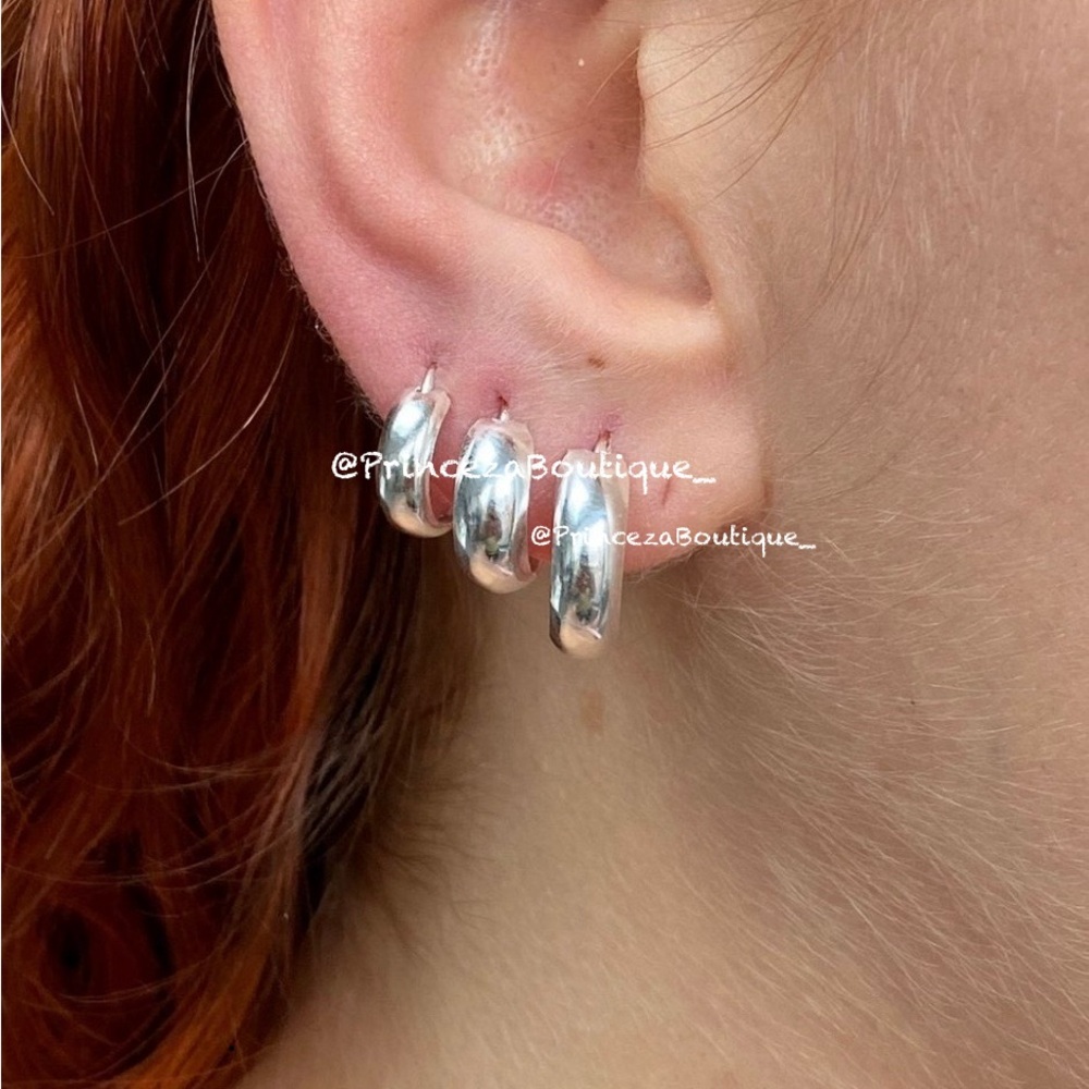 .925 Gypsie Hoops SLV